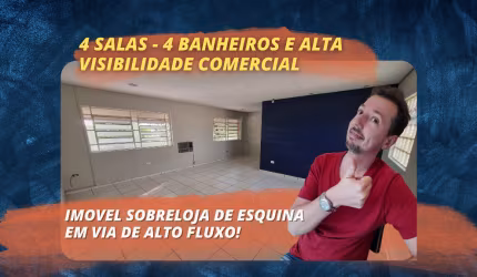 Casa Sobreloja Comercial para Locação na Vila Madalena – Esquina estratégica para o seu negócio!