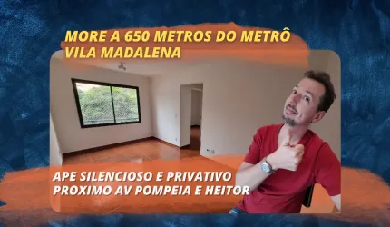 Apartamento de 2 dormitorios proximo ao metro vila madalena