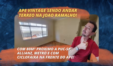 Apartamento para locação em Perdizes com 80m² - bom para home-office na Joao ramalho