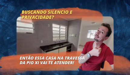 Casa de 1 dormitorio - individualizado e privativo