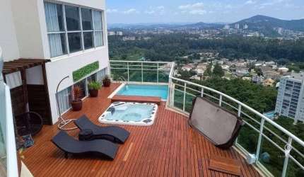 Cobertura Mobiliada com 4 dormitórios, 5 vagas, para alugar, 505 m² por R$ 43.000/mês - Alphaville - Barueri/SP