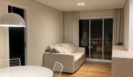 Apartamento Mobiliado com 1 dormitório para alugar, 54 m² por R$ 6.200/mês - Alphaville - Barueri/SP