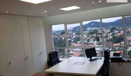 Sala Mobiliada para alugar, 53 m² por R$ 3.500/mês - Alphaville Conde II - Barueri/SP