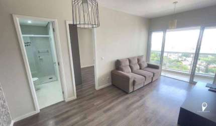 Apartamento com 1 dormitório para alugar, 50 m² por R$ 6.000,00/mês - Alphaville - Barueri/SP