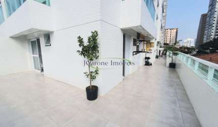 Venda / Locação  Apartamento Santos SP- Garden novo, acabamento de alto padrão, lazer completo a três quadras da praia do embaré.