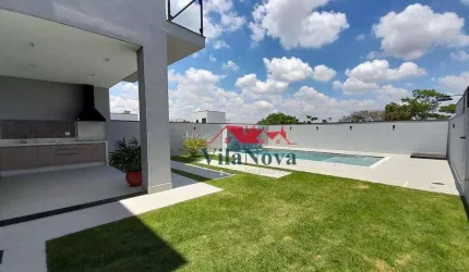LINDO SOBRADO COM 3 SUÍTES, PISCINA E 4 VAGAS NO CONDOMÍNIO RESIDENCIAL EVIDÊNCIAS - INDAIATUBA - SP!