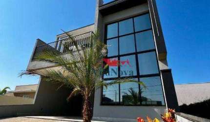 EXCELENTE CASA DE 4 SUÍTES, 1 SUÍTE COM CLOSET, ÁREA GOURMET, PISCINA E 4 VAGAS - CONDOMÍNIO MANTOVA - INDAIATUBA SP!