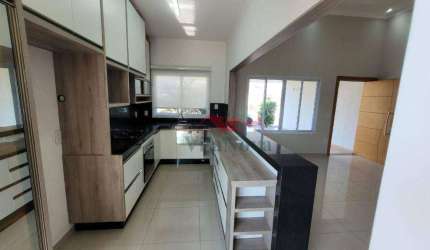 Casa com 3 dormitórios para alugar, 105 m² por R$ 5.449,00/mês - Jardim Park Real - Indaiatuba/SP