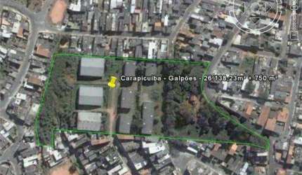 Área à venda, 23707 m² por R$ 18.400.000,00 - Vila Silviânia - Carapicuíba/SP