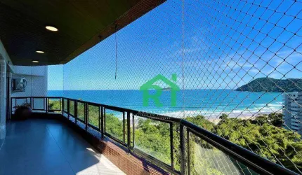 Apartamento Vista Mar, 3 dormitórios (Suítes), 2 vagas, Lazer, Tombo - Guarujá/SP