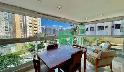 Apartamento Frente Mar, Varanda Gourmet, 3 Dormitórios (3 suítes), 2 Vagas, Lazer, Pitangueiras, Guarujá/SP