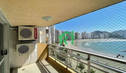 Apartamento Frente Mar, 4 Dormitórios (2 Suítes), 1 Vaga, Área de Lazer, Jardim Astúrias, Guarujá/SP