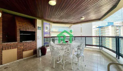 Apartamento à beira mar, 3 dormitórios (1 Suíte), 1 Vaga, Jardim Astúrias, Guarujá/SP