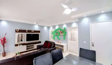 Apartamento com 3 dormitórios à venda, 95 m² por R$ 680.000,00 - Pitangueiras - Guarujá/SP