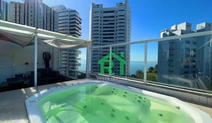 Cobertura  Reformada com VISTA MAR, 4 dormitórios (suítes), Lazer, Jardim Astúrias - Guarujá/SP.