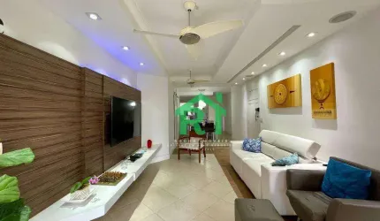 Apartamento Reformado, 3 Dormitórios (2 Suítes), 1 Vaga, Área de Lazer, Jardim Astúrias, Guarujá/SP