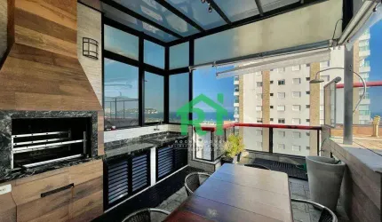 Cobertura com 4 dormitórios à venda, 240 m² por R$ 1.200.000,00 - Enseada - Guarujá/SP