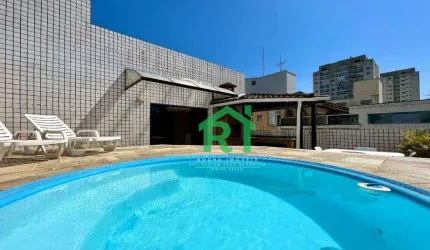 Cobertura á venda na Praia do Tombo | Rocha Imóveis Guarujá