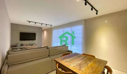 Apartamento com Varanda Gourmet, 2 Dormitórios (1 Suíte), 2 Vagas, Área de Lazer, Pitangueiras, Guarujá/SP