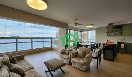 Apartamento Frente Mar, Reformado, 4 Suítes, 2 Vagas de Garagem, Jardim Astúrias, Guarujá/SP