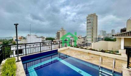 Cobertura Duplex, 5 Dormitórios (2 Suítes), 2 Vagas, Área de Lazer, Enseada, Guarujá/SP