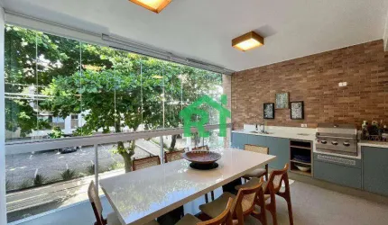 Apartamento com 3 dormitórios à venda, 122 m² por R$ 1.700.000,00 - Tombo - Guarujá/SP