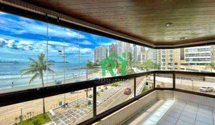 Apartamento Frente Mar, 3 Quartos (Suítes), 2 Vagas, Praia das Astúrias, Guarujá/SP