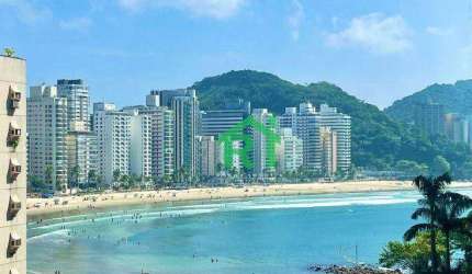 Apartamento Frente Mar, 3 dormitórios (1 suíte), 1 vaga,  Jardim Astúrias - Guarujá/SP