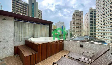 Cobertura á venda na Praia das Astúrias | Rocha Imóveis Guarujá