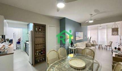 Apartamento Reformado, 2 Dormitórios (2 Suítes), 1 Vaga, Jardim Astúrias, Guarujá/SP