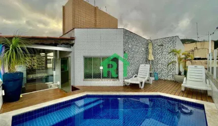 Cobertura Penthouse, 3 Dormitórios (3 Suítes), 1 Vagas, Área de Lazer, Enseada, Guarujá/SP