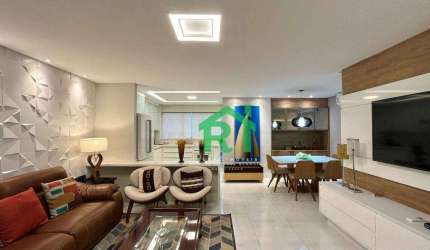 Apartamento à beira mar com 3 quartos (2 suítes), 4 vagas e lazer à venda em Pitangueiras, Guarujá | Rocha Imóveis Guarujá