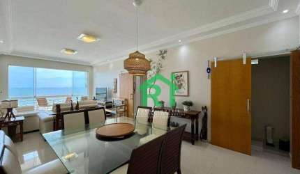 Apartamento Frente Mar, 3 Dormitórios (3 Suítes), 1 Vaga, Pitangueiras, Guarujá/SP