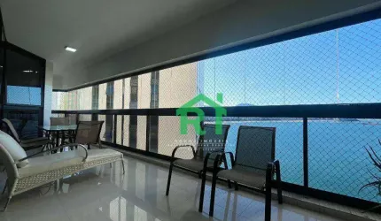 Apartamento Frente Mar, 3 Dormitórios (3 Suítes), 2 Vagas, Área de Lazer, Jardim Astúrias, Guarujá/SP