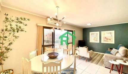 Apartamento com 3 dormitórios,(1 suíte)  1 vaga,  Enseada - Guarujá/SP
