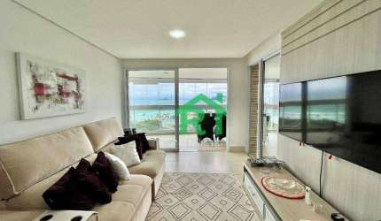 Apartamento com 3 dormitórios à venda, 140 m² por R$ 1.250.000 - Enseada - Guarujá/SP