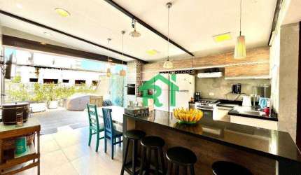 Cobertura à venda, 190 m² por R$ 700.000,00 - Enseada - Guarujá/SP
