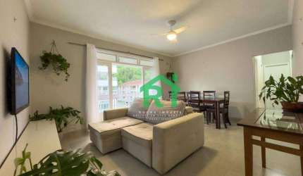 Apartamento com 3 dormitórios à venda, 82 m² por R$ 425.000,00 - Pitangueiras - Guarujá/SP