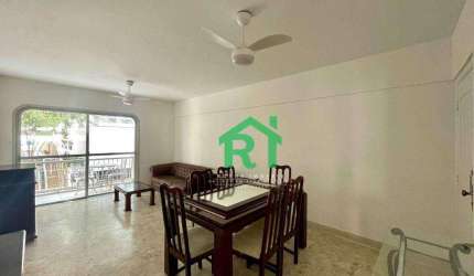 Apartamento com 2 dormitórios à venda, 95 m² por R$ 470.000,00 - Pitangueiras - Guarujá/SP