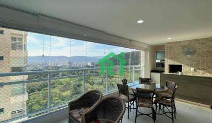 Apartamento beira-mar 3 quartos (suítes), lazer completo. Venda, 158m² R$1.300.000 - Enseada - Guarujá/SP