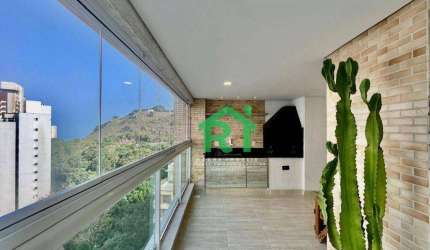 Apartamento beira-mar 2 quartos, lazer completo. Venda, 88m² R$800.000 – Jardim Astúrias - Guarujá/SP