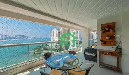 Apartamento com 4 dormitórios, 175 m² - venda por R$ 2.950.000,00 ou aluguel por R$ 17.000,00/mês - Jardim Astúrias - Guarujá/SP