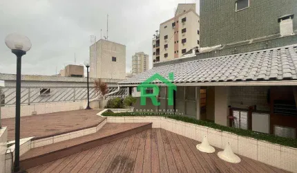 Cobertura 3 Quartos, Terraço Privativo com Churrasqueira. Venda, 132m² R$590.000 - Enseada - Guarujá/SP