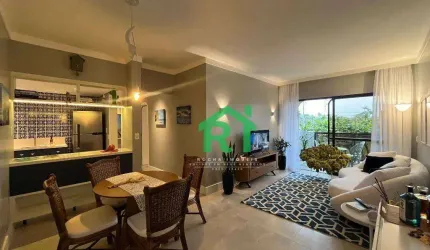 Apartamento Reformado 3 dormitórios,(1 suíte) 1 vaga, Lazer- Enseada - Guarujá/SP