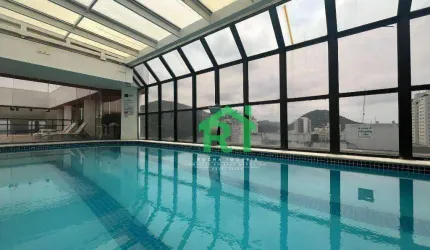 Apartamento Flat, 2 Dormitórios, 2 Vagas, Área de Lazer, Pitangueiras, Guarujá/SP