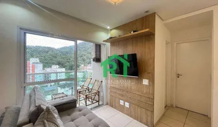 Apartamento Reformado, 2 Dormitórios, 1 Vaga, Lazer, Enseada, Guarujá/SP