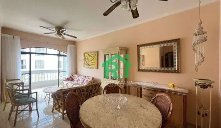 Apartamento com 3 dormitórios à venda, 100 m² por R$ 480.000 - Enseada - Guarujá/SP