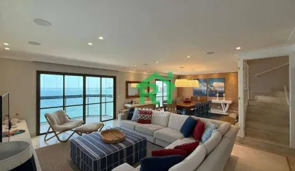Cobertura com 6 dormitórios à venda, 450 m² por R$ 5.800.000,00 - Pitangueiras - Guarujá/SP