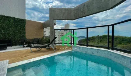 Cobertura com 3 dormitórios, 200 m² - venda por R$ 2.650.000,00 ou aluguel por R$ 18.000,00/mês - Pitangueiras - Guarujá/SP