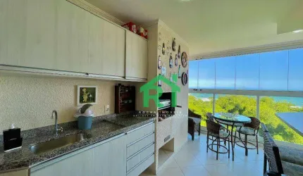 Apartamento com Vista Mar, 3 Dormitórios (1 Suíte), 2 Vagas, Lazer, Tombo - Guarujá/SP